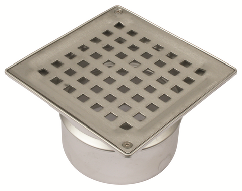 Kleentech Shower Drain Square 145mm